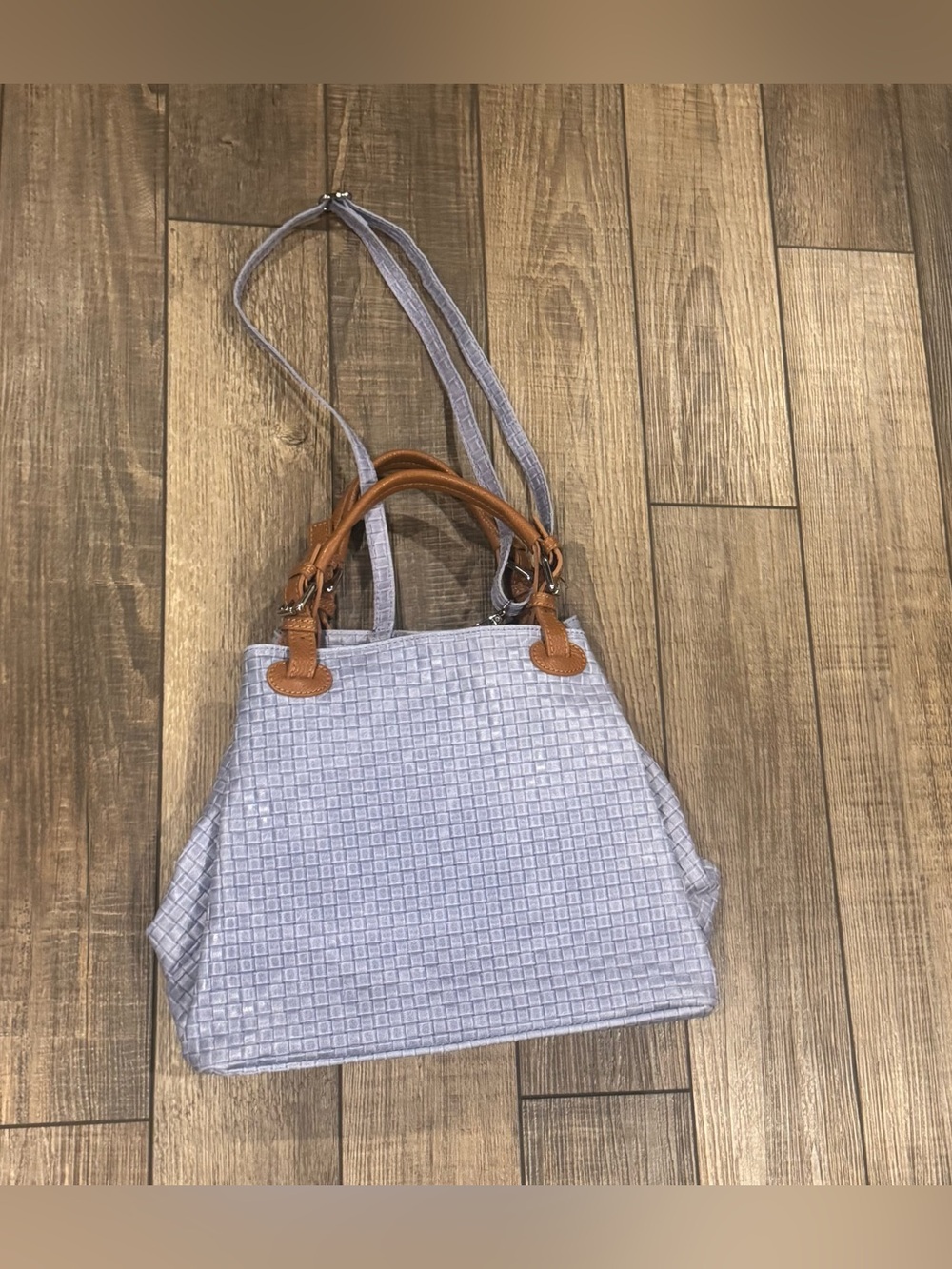 Vintage Woven Genuine Leather Hobo Bag Borse in Pelle Shoulder Tote Italy